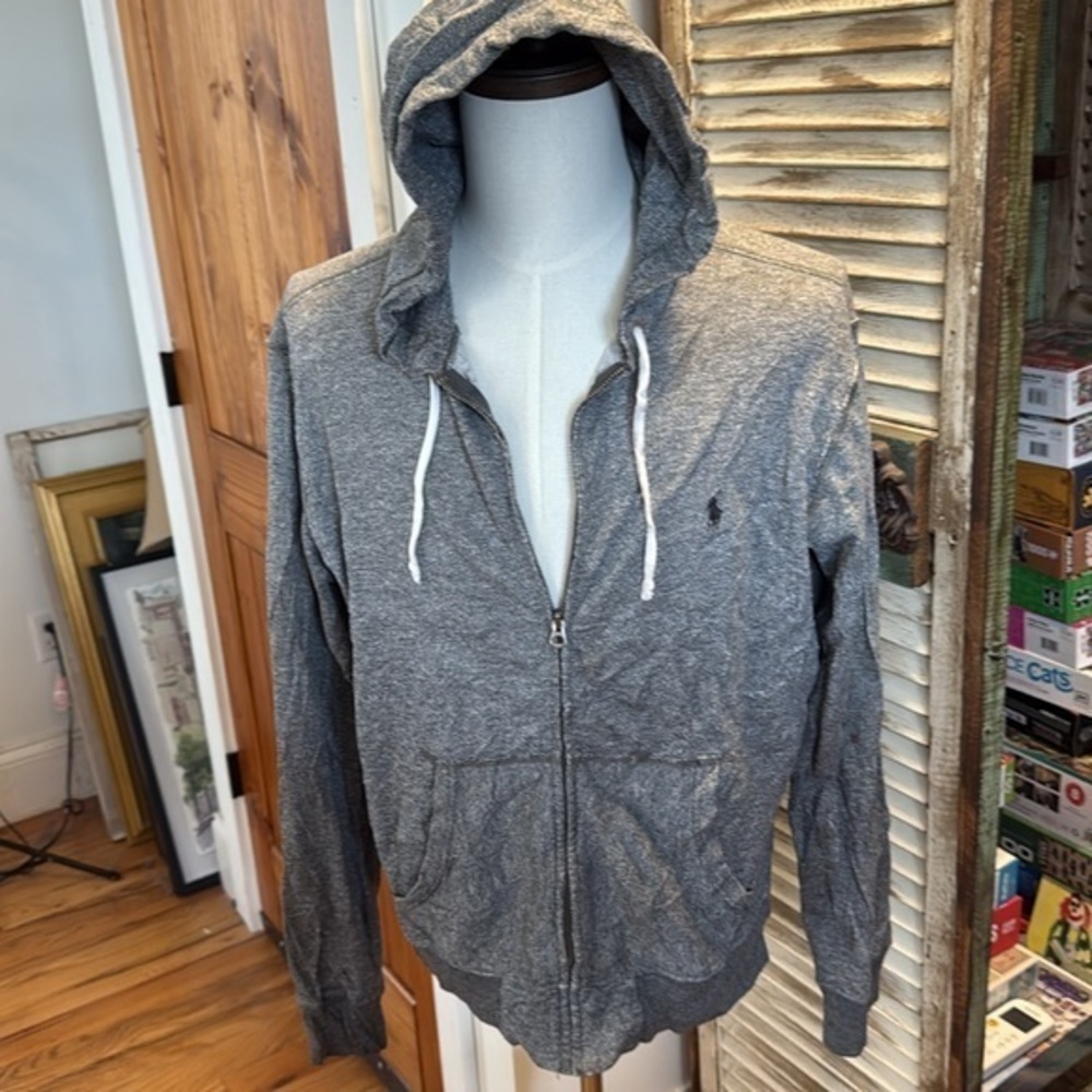 Gray Polo by Ralph Lauren full zip hoodie
